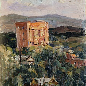 Вид на санаторий