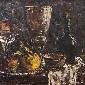 Натюрморт с кубком (Бокал вина)