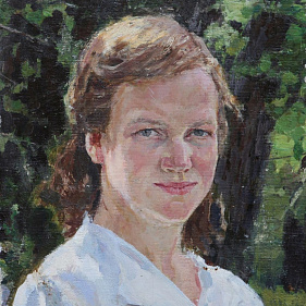 Портрет жены-художницы Ирины Масленниковой
